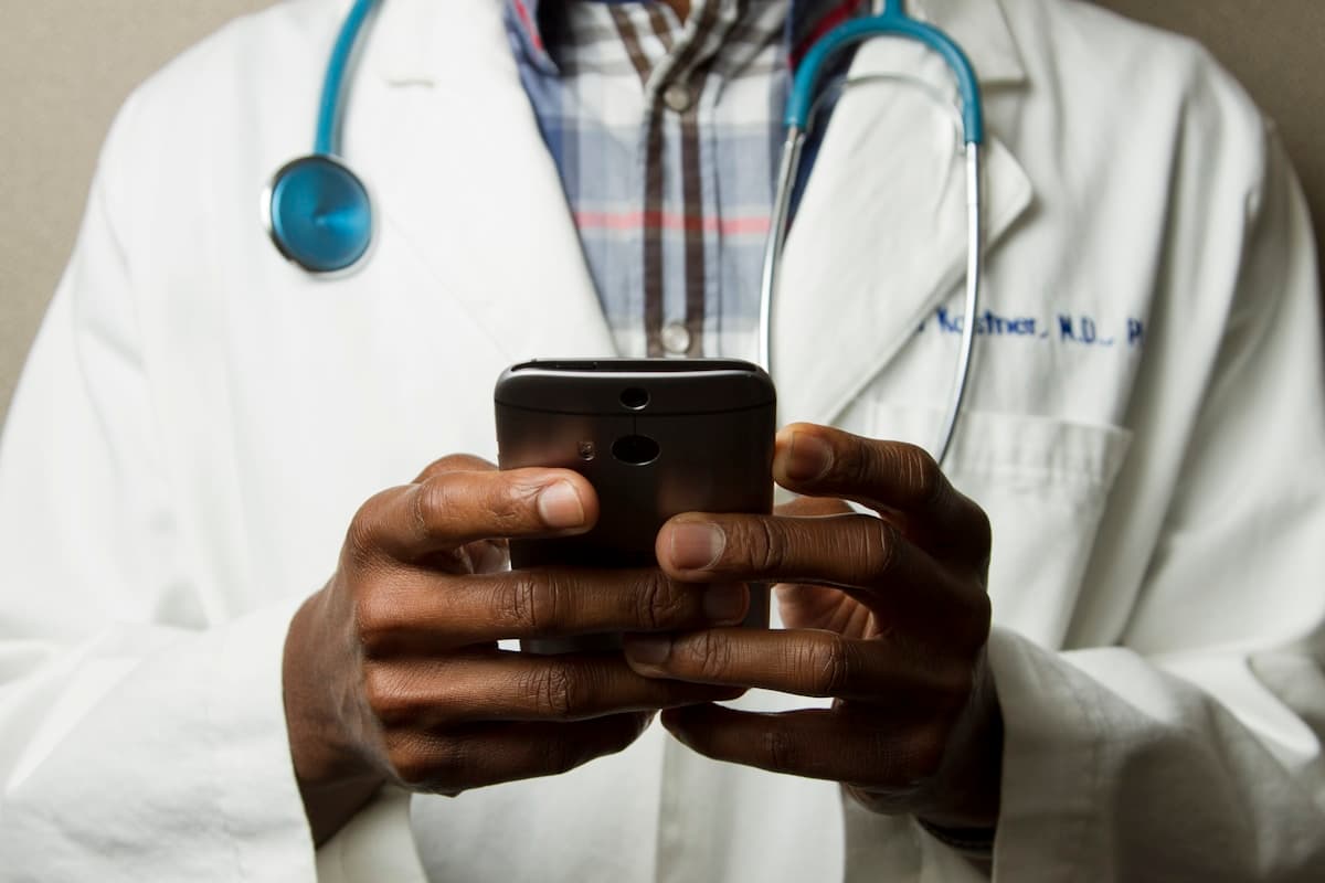 Healthcare professionals collaborating in a clinical setting